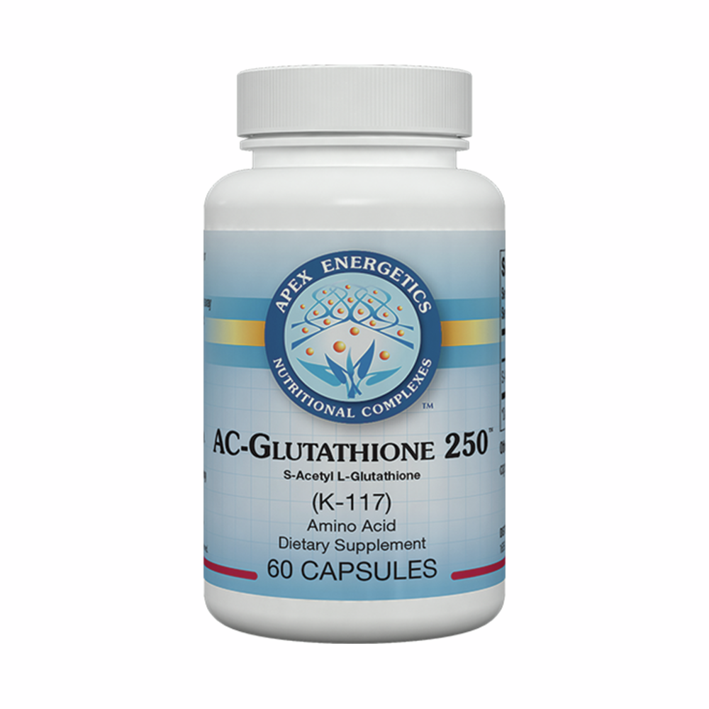 AC Glutathione 250 (K117) - 60 Capsules | Apex Energetics