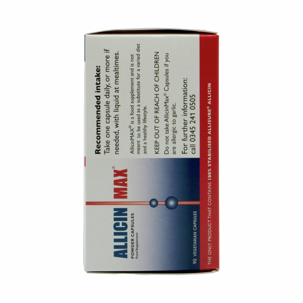 AllicinMAX 180mg - 90 Capsules | Allimax International