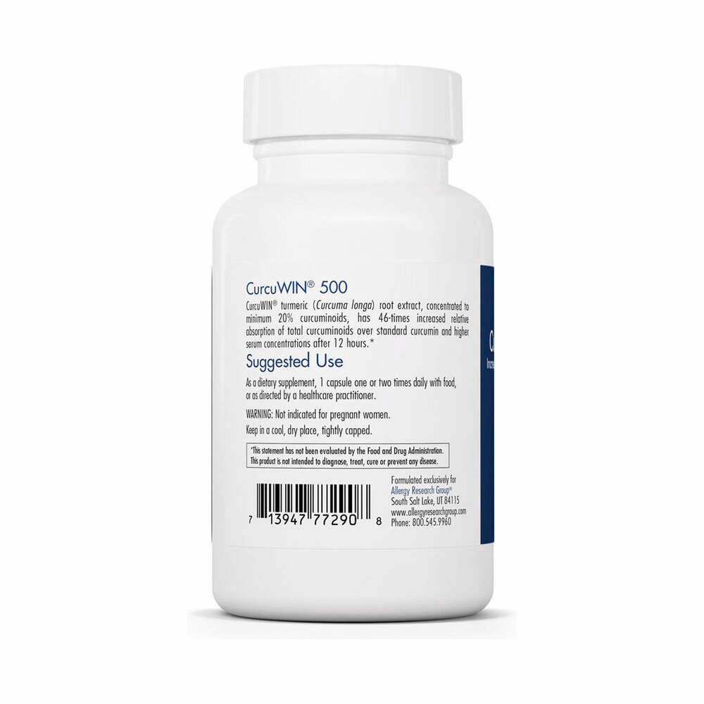 CurcuWIN 500 - 60 Capsules | Allergy Research Group