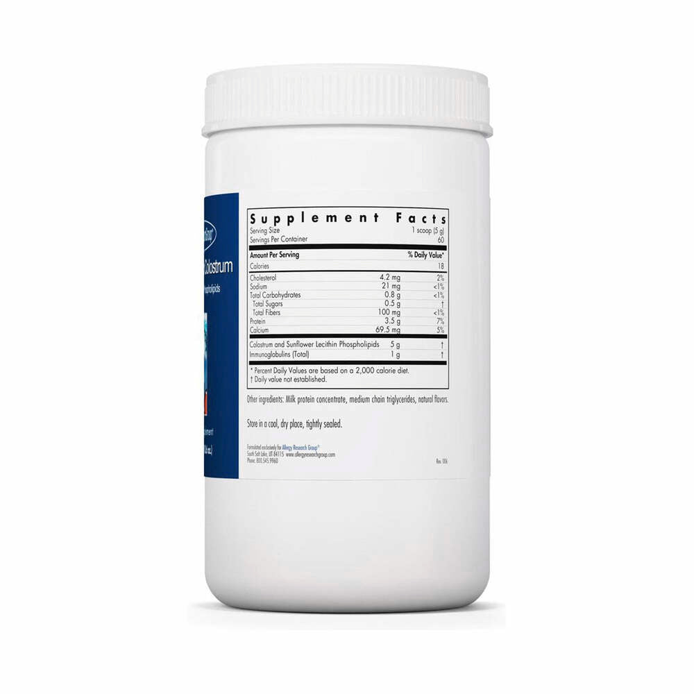 Phospholipid Colostrum w/Sunflower Phospholipds - 300g | Allergy Research Group