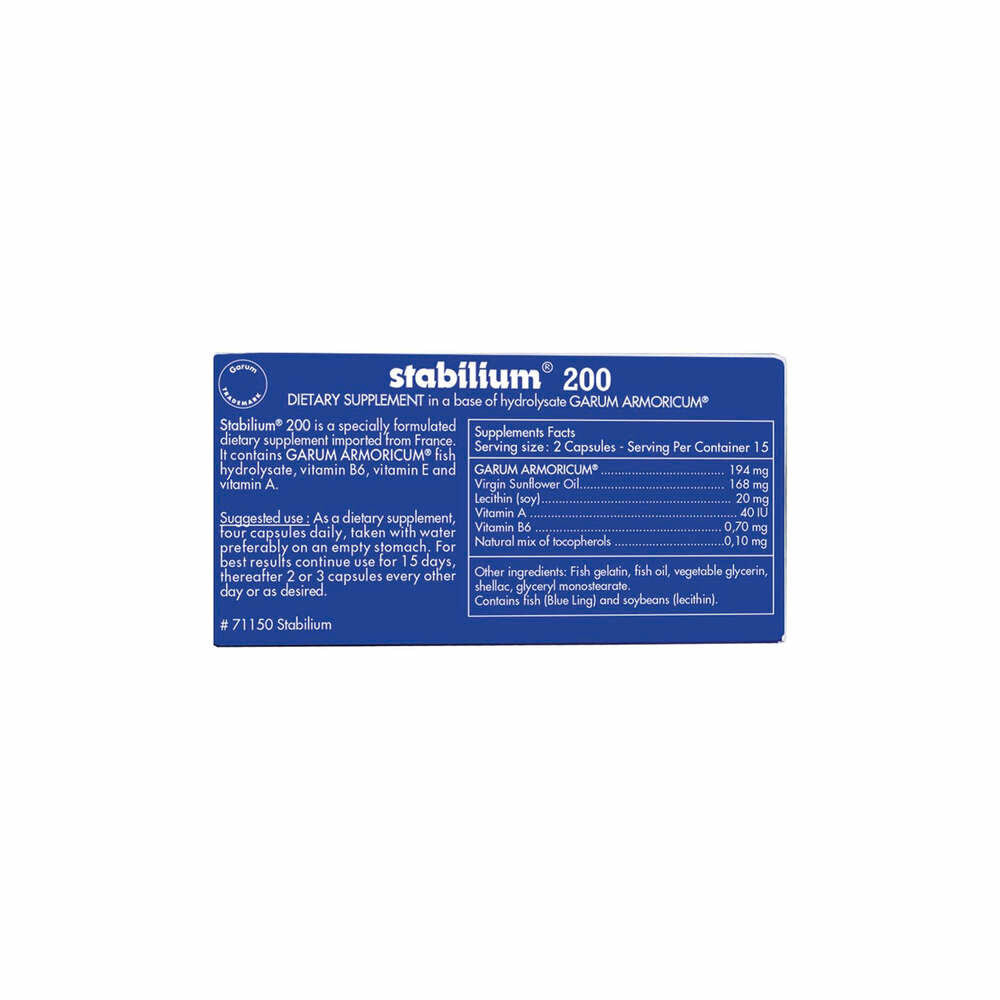 Stabilium 200 - 30 Softgels | Allergy Research Group