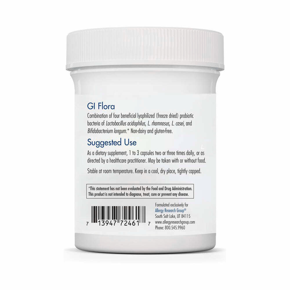 GI Flora - 90 Capsules | Allergy Research Group