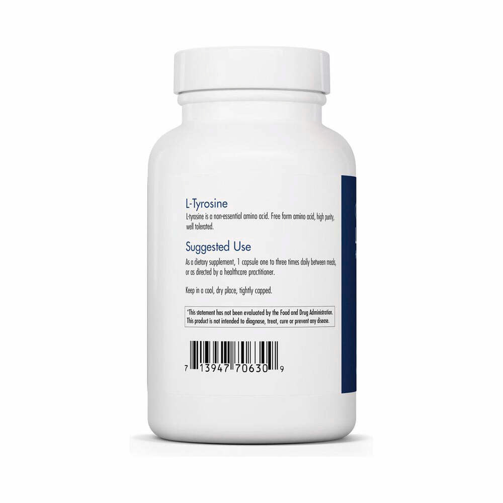 L-Tyrosine 500mg - 100 Capsules | Allergy Research Group