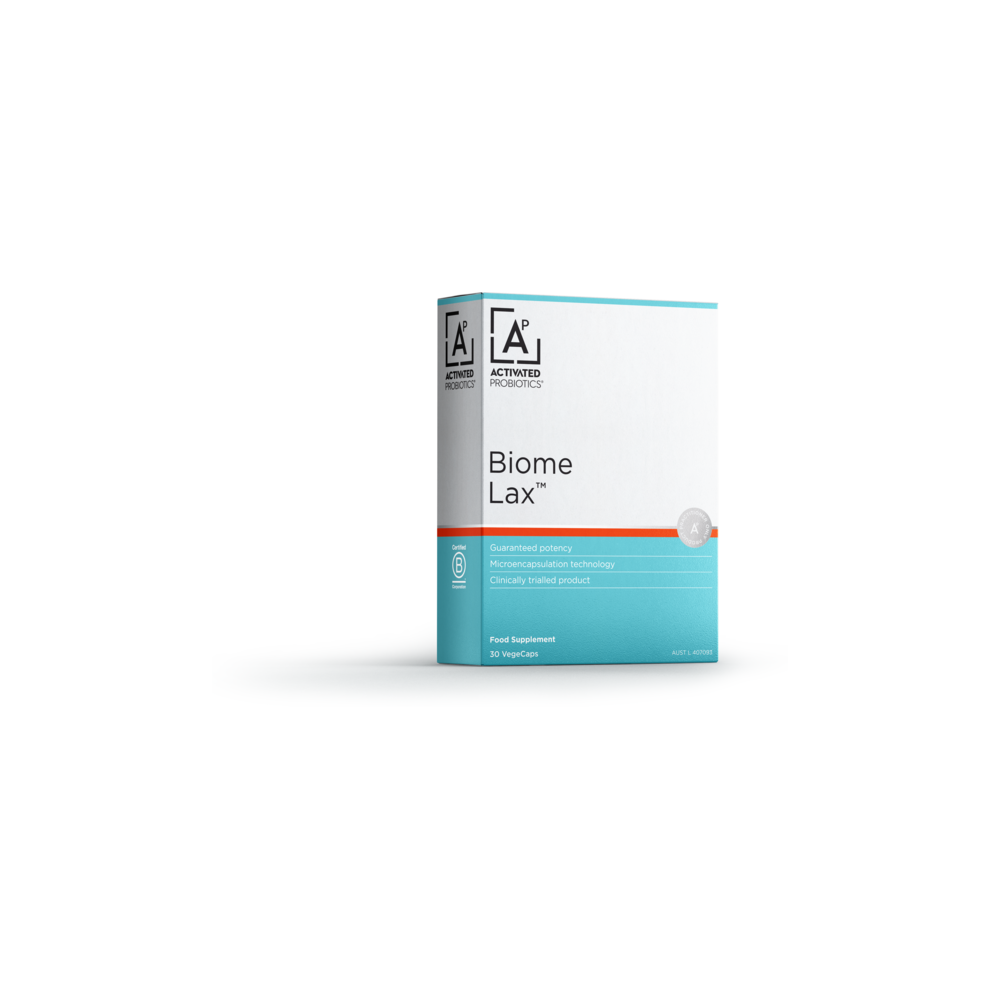 Biome Lax Probiotic - 30 Capsules | Activated Probiotics