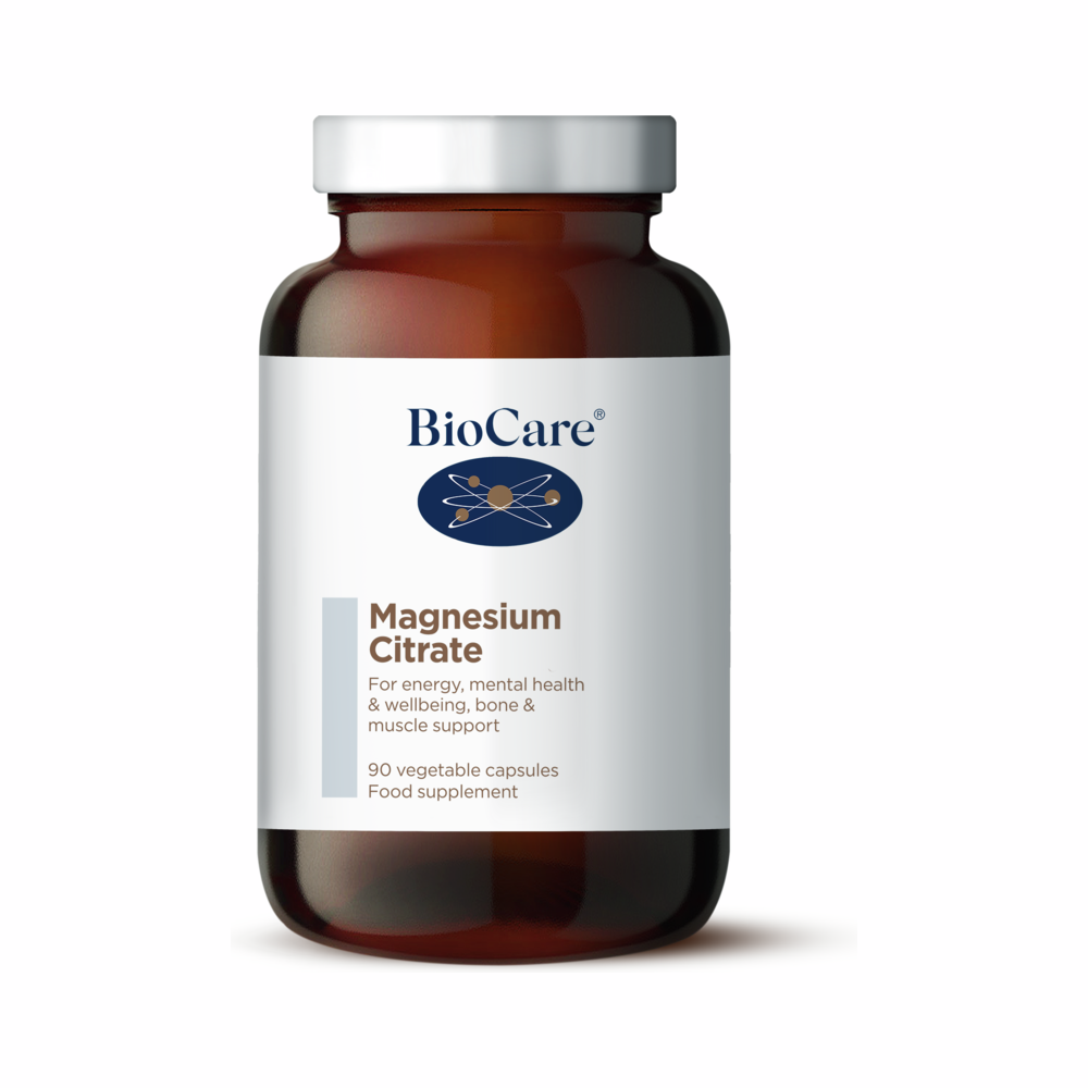 Magnesium Citrate - 90 Capsules | BioCare