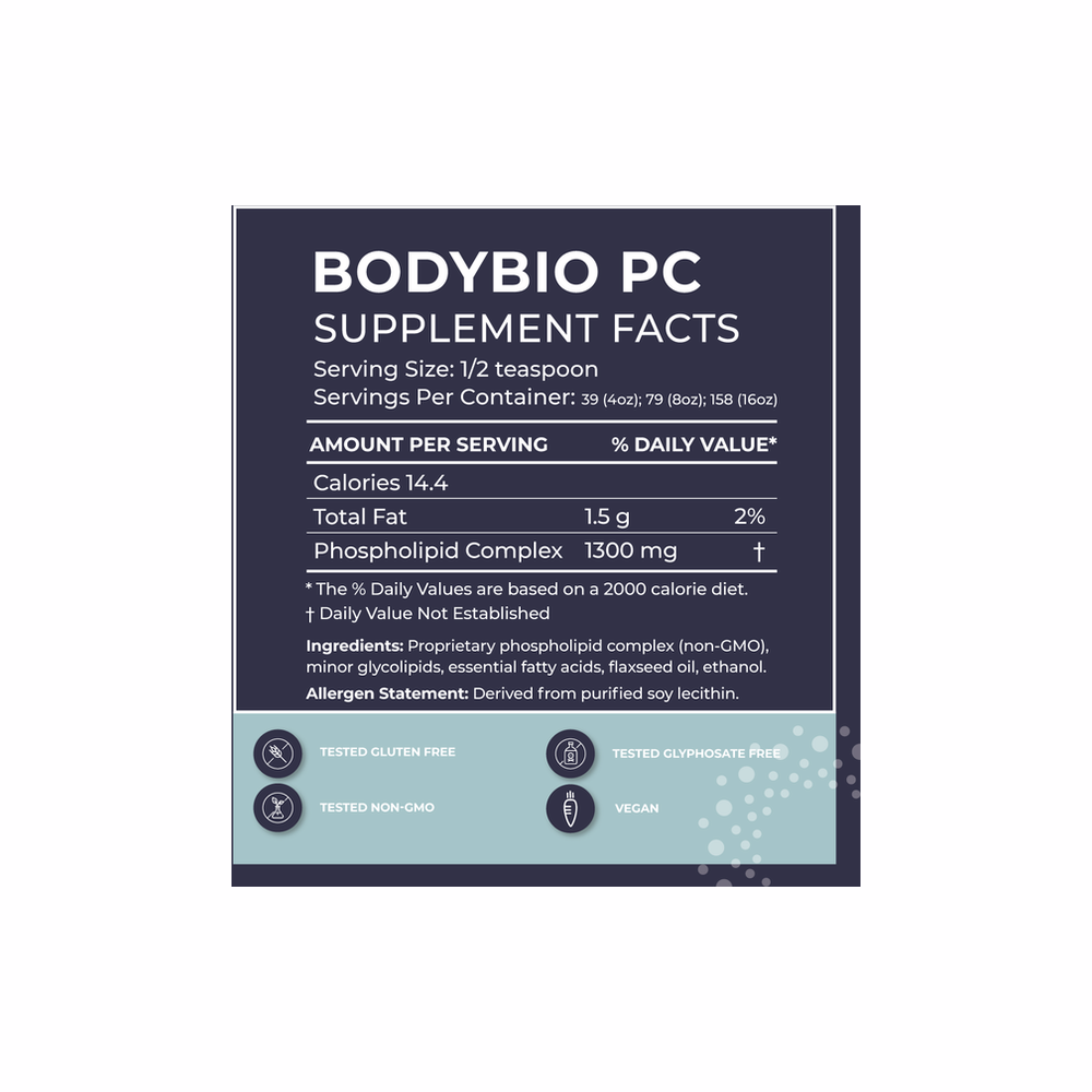 PC (Phosphatidylcholine) - 98ml | BodyBio