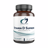 Vitamin D Supreme with Vitamin K1 + K2 - 60 Capsules | Designs For Health