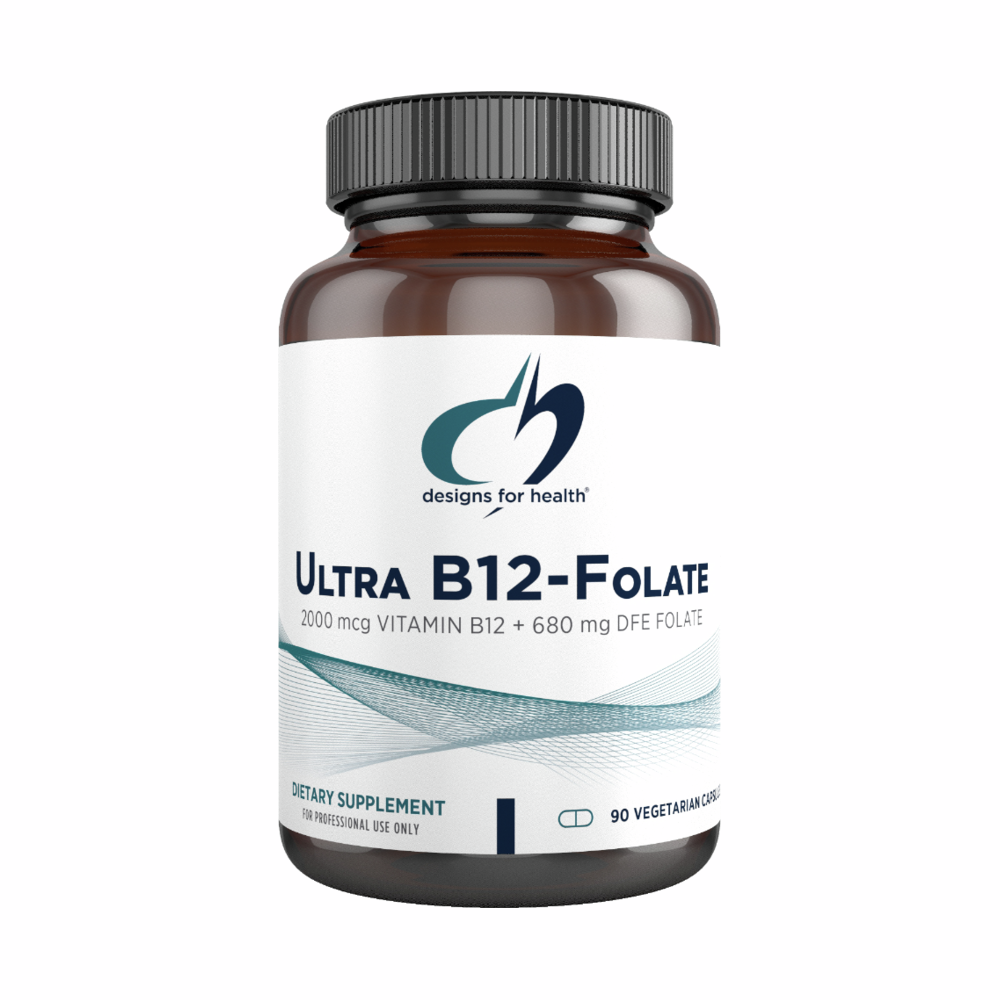 Ultra B12-Folate - 90 Capsules | Designs For Health