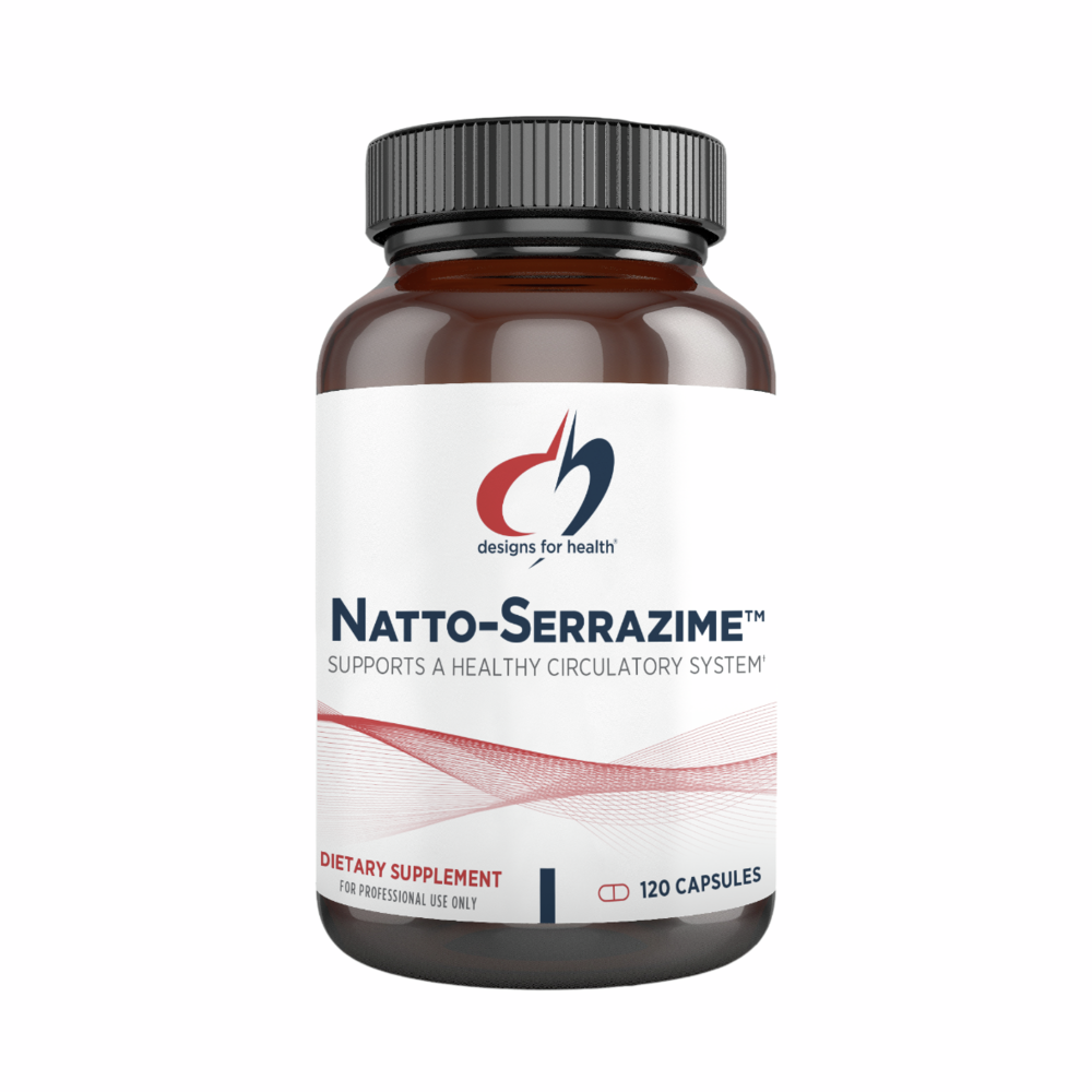 Natto-Serrazime - 120 Capsules | Designs For Health