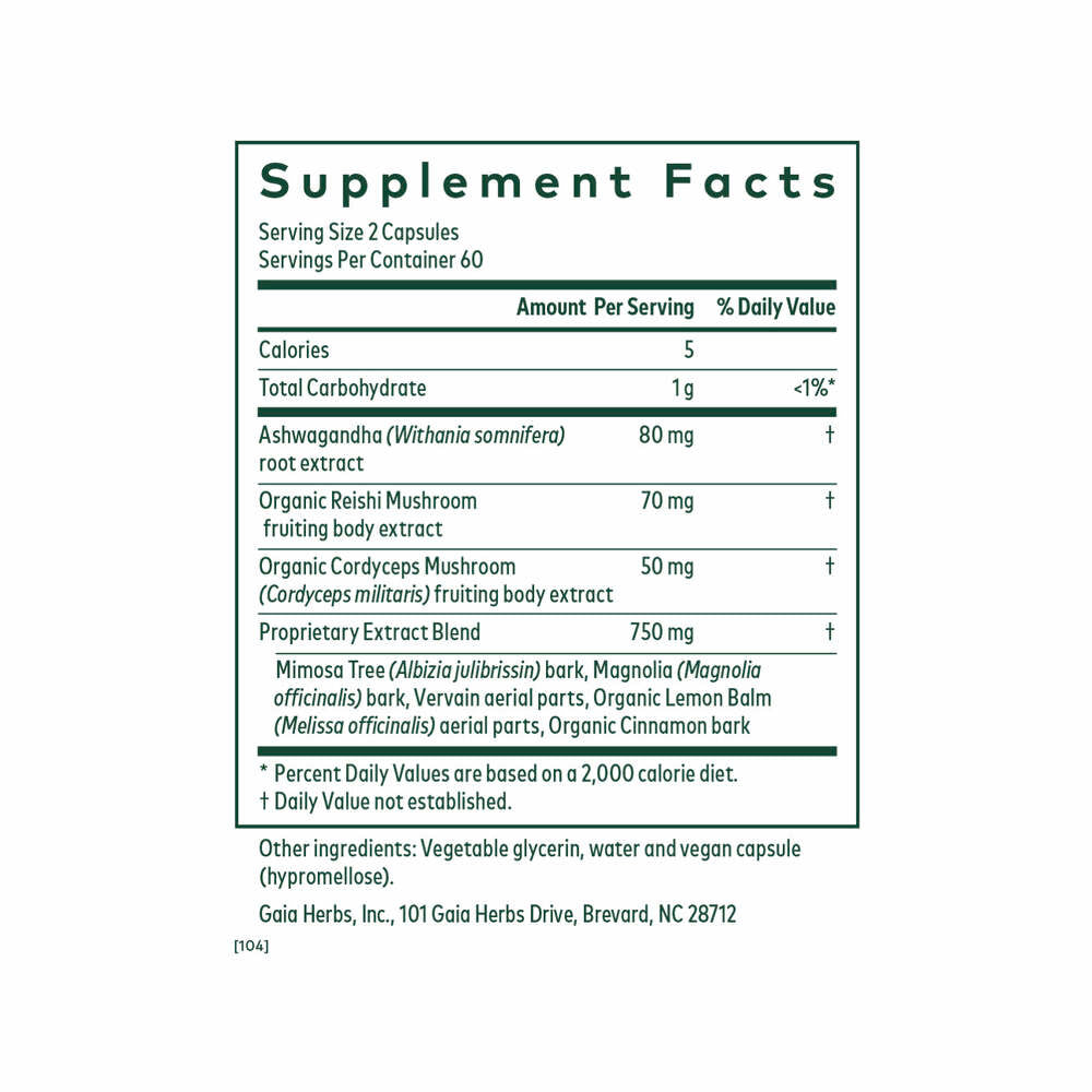 Nighttime HPA - 120 Liquid Phyto-Caps | Gaia Herbs