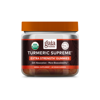 Turmeric Supreme Extra Strength Gummies - 60 Gummies | Gaia Herbs