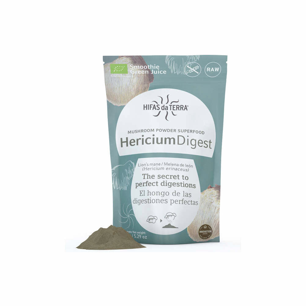 Hericium Digest Powder Superfood (Lion's Mane Mushroom) - 100g | Hifas da Terra