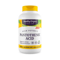 Pantothenic Acid 500mg - 240 Capsules | Healthy Origins