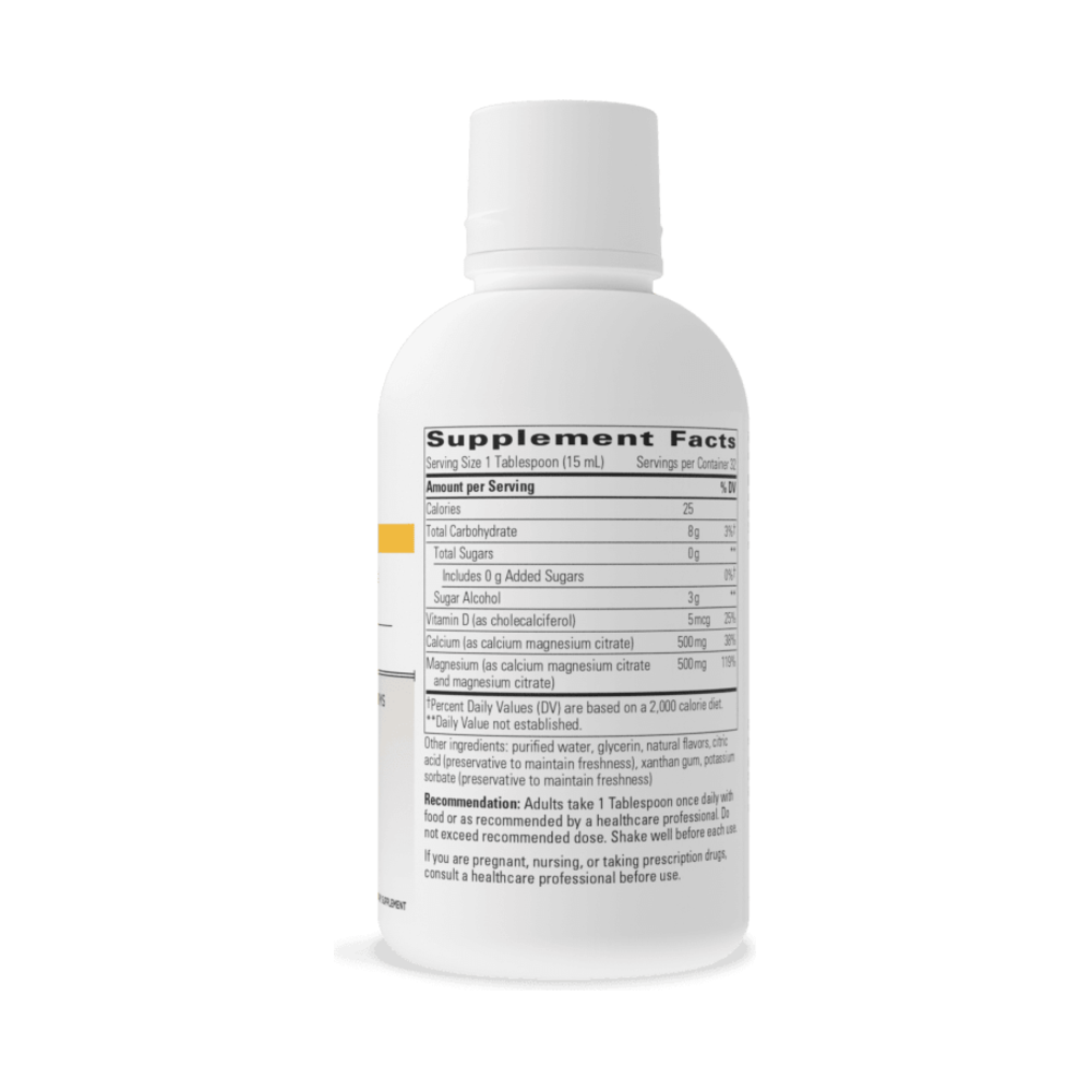 Liquid Calcium Magnesium 1:1 Ca/mg Ratio (Berry Flavour) - 480ml | Integrative Therapeutics