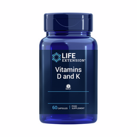 Vitamins D and K - 60 Capsules | Life Extension