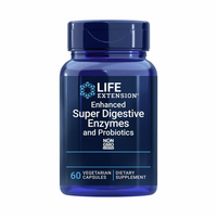 Enhanced Super Digestive Enzymes with Probiotics - 60 Capsules | Life Extension