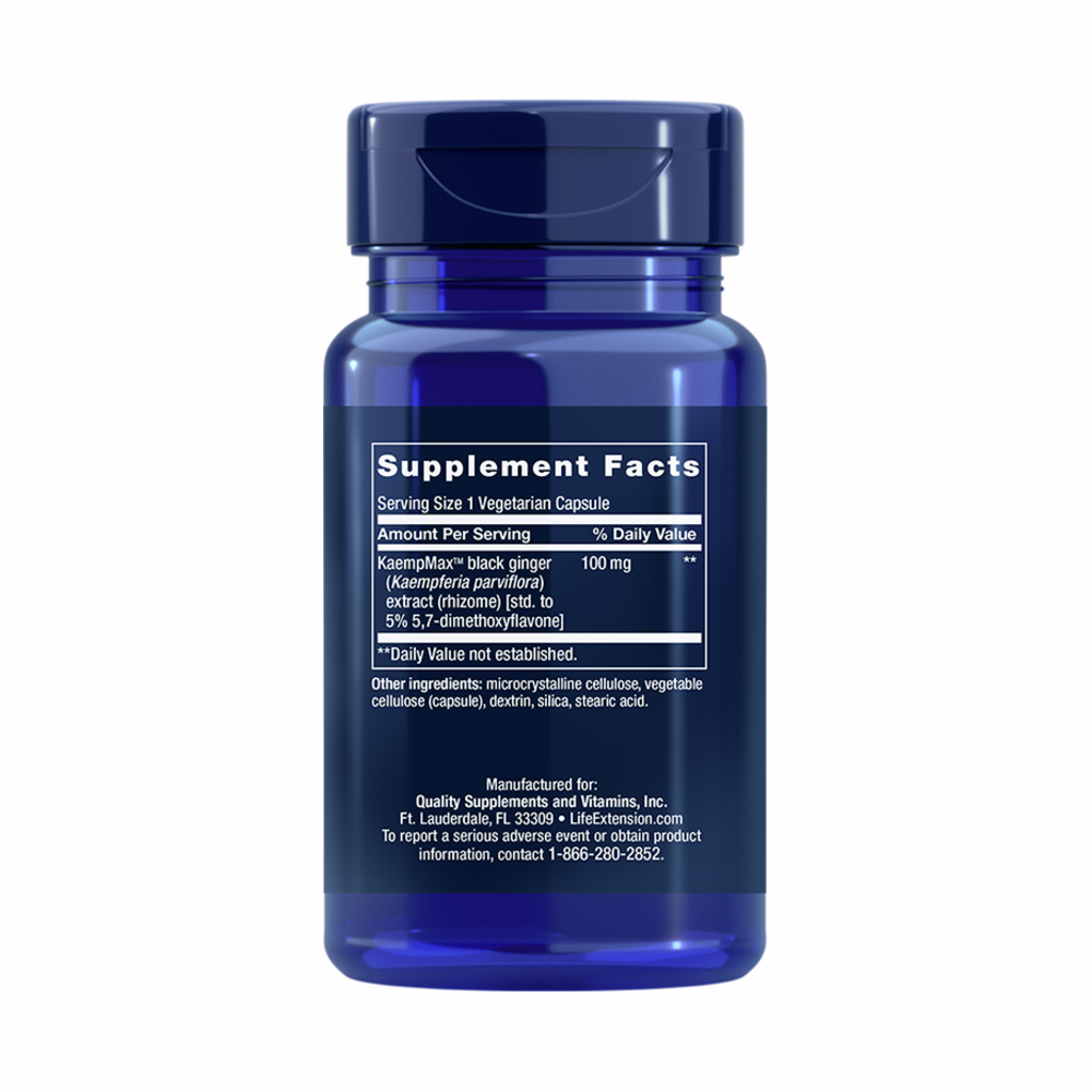 Male Vascular Sexual Support - 30 Capsules | Life Extension