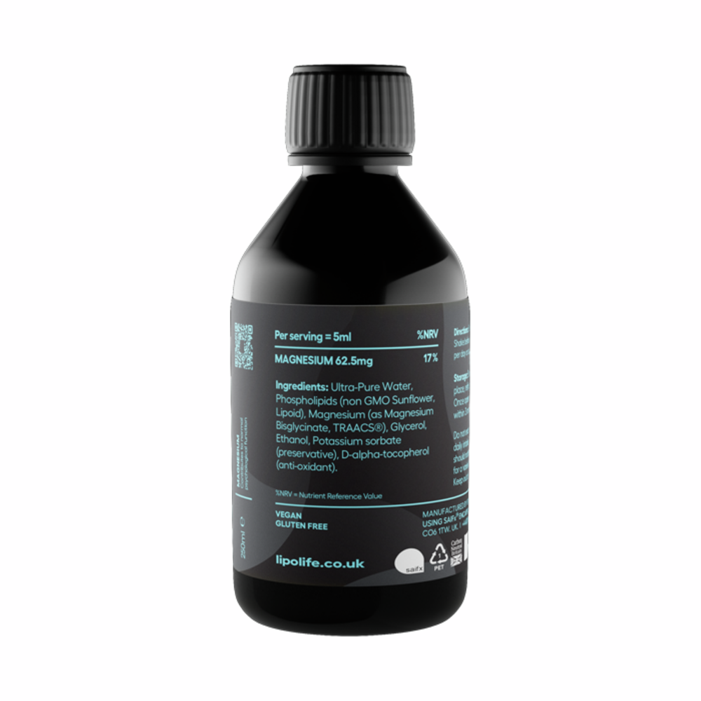 LLM1 Magnesium (as Bisglycinate) - 250ml | LipoLife