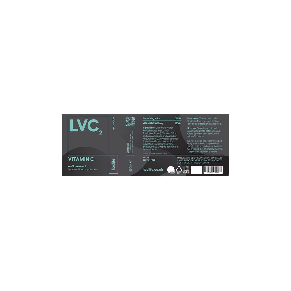 LVC2 Vitamin C - 250ml | LipoLife