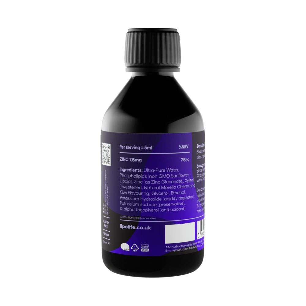 LLZ1 Zinc - 240ml | LipoLife