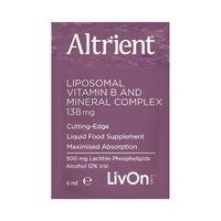 Altrient Liposomal Vitamin B Complex - 30 Sachets | Livon