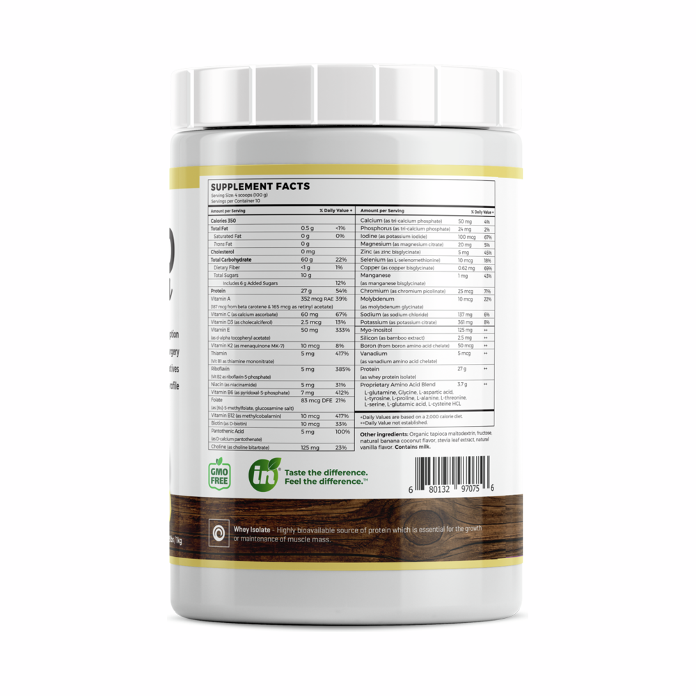 Absorb Plus Banana Coconut Creme - 1kg | Imix Nutrition