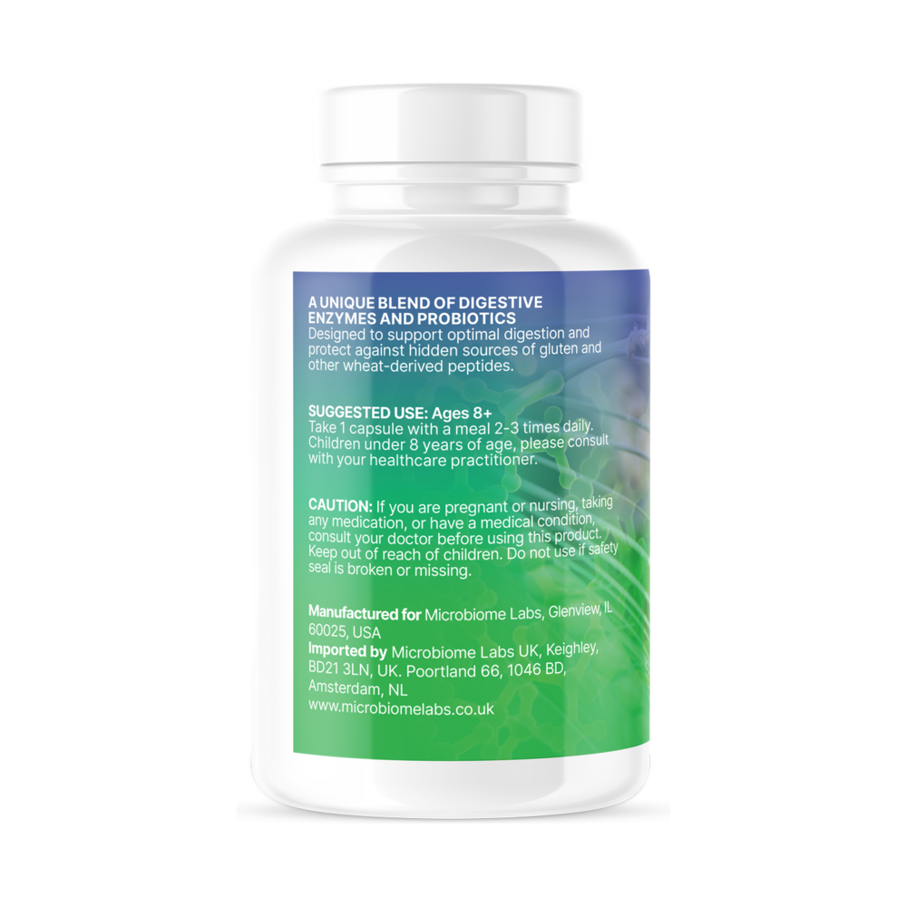 Wheat Rescue - 60 Capsules | Microbiome Labs