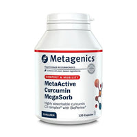 MetaActive Curcumin MegaSorb - 120 Capsules | Metagenics