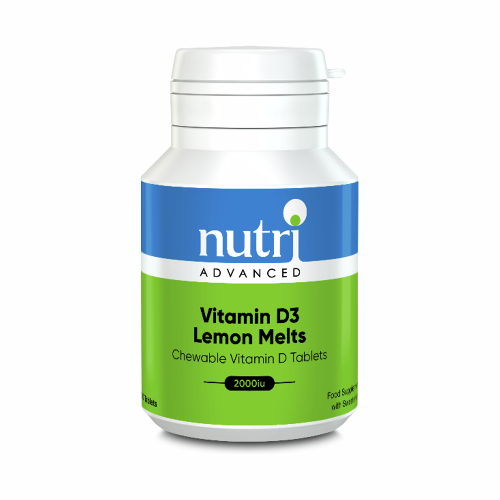 Vitamin D3 Lemon Melts - 120 Tablets | Nutri Advanced