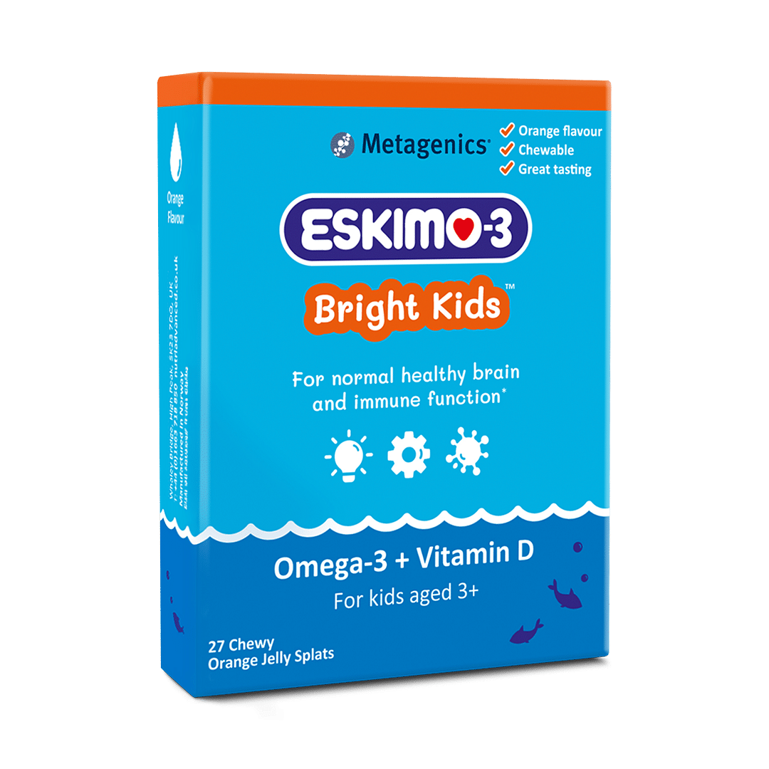 Eskimo-3 Bright Kids Fish Oil Jelly Splats - 27 Jellies | Metagenics