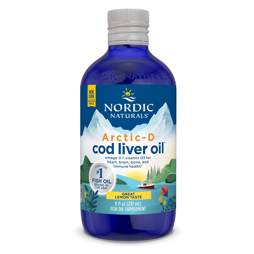 Arctic-D Cod Liver Oil - 237ml | Nordic Naturals