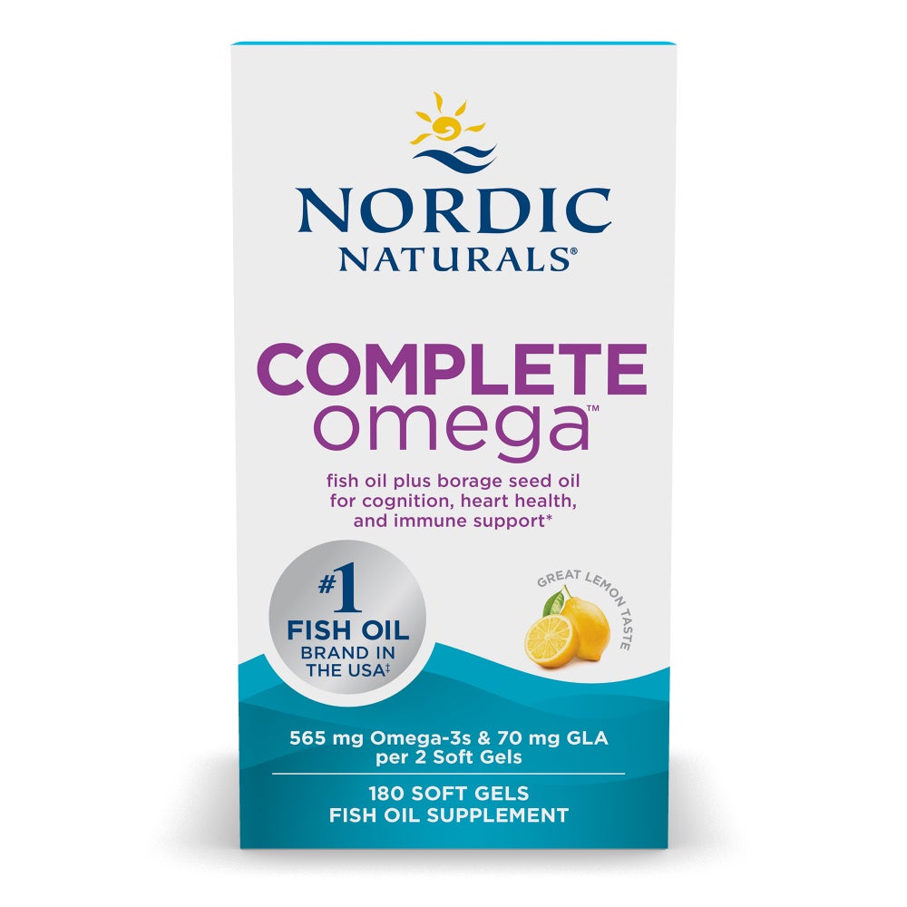 Complete Omega - 180 Softgels | Nordic Naturals