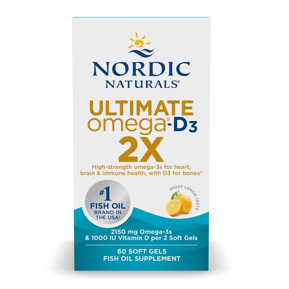 Ultimate Omega-D3 2X - 60 Softgels | Nordic Naturals