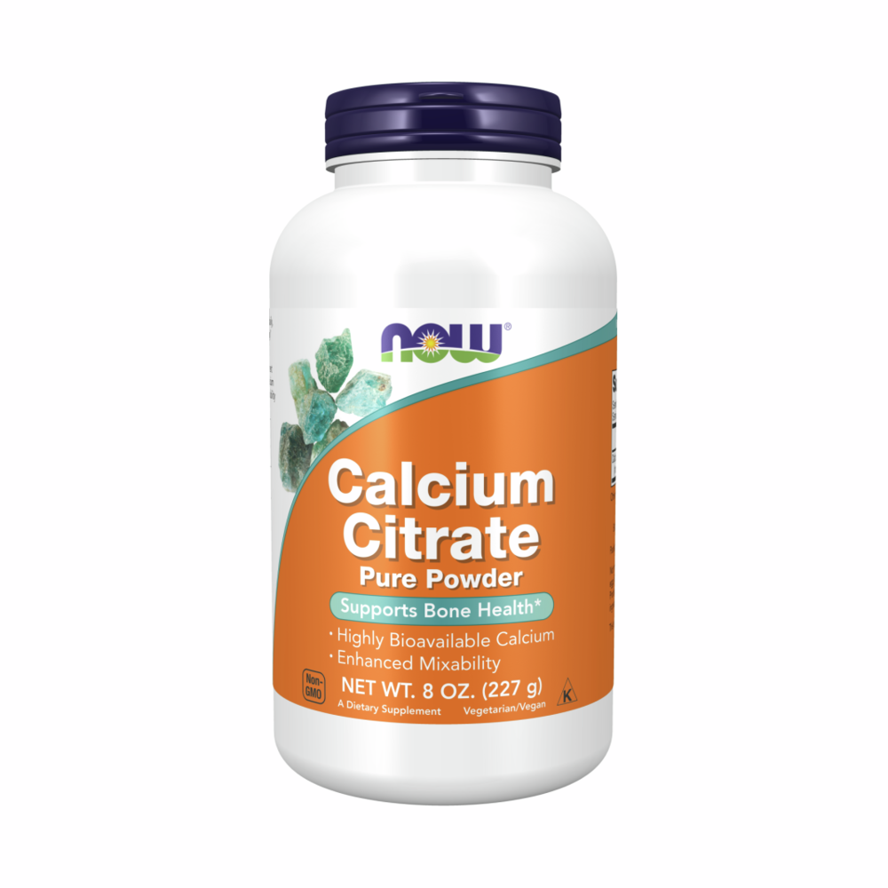 Calcium Citrate Pure Powder - 227g | NOW Foods