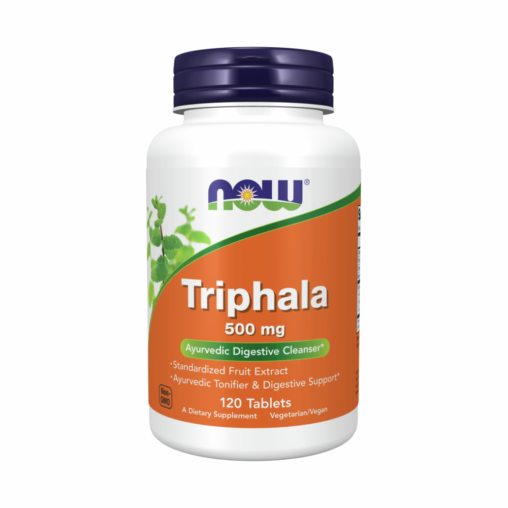 Triphala 500mg - 120 Tablets | NOW Foods