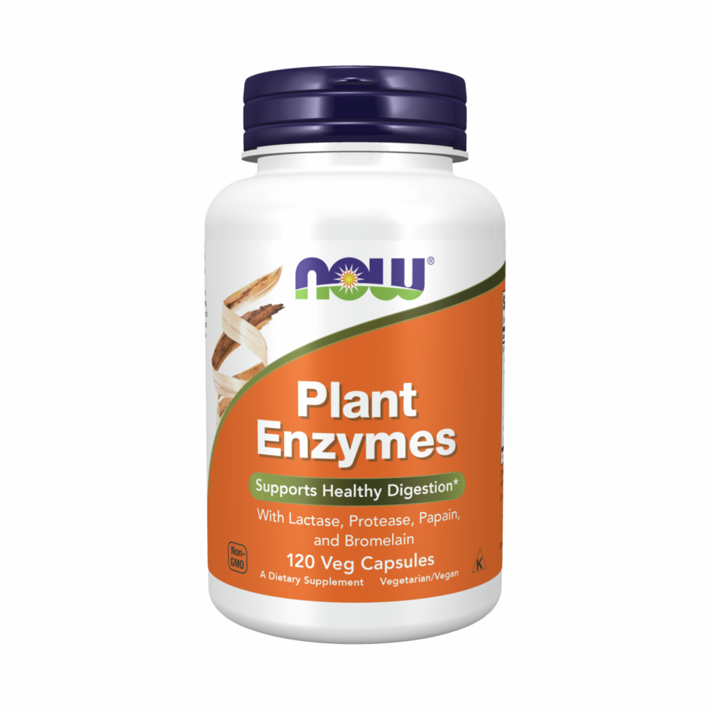 Plant Enzymes - 120 Capsules | NOW Foods