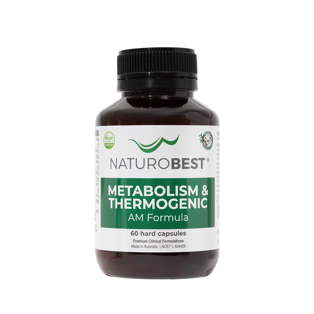 Metabolism & Thermogenic AM Formula - 60 Capsules | NaturoBest