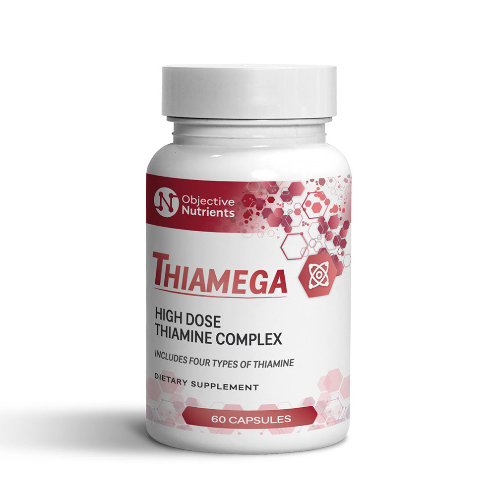 Thiamega High Dose Thiamine Complex - 60 Capsules | Objective Nutrients