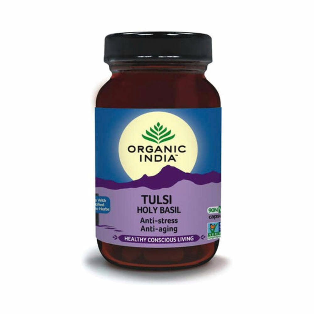 Tulsi Holy Basil 90 Capsules Organic India Amrita Nutrition