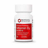 Vitamin D3 50,000 IU - 50 Softgels | Protocol for Life Balance