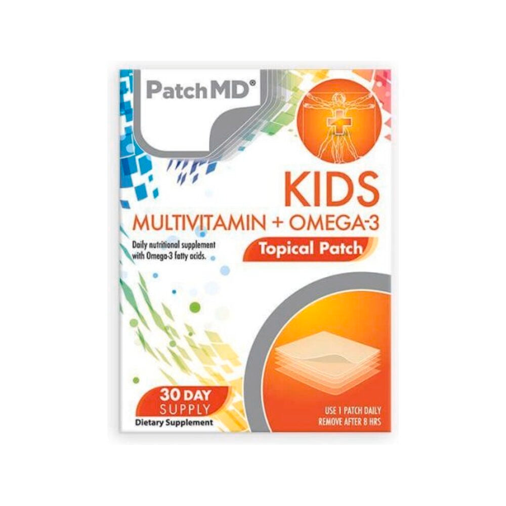 Kids Multivitamin + Omega-3 (Topical Patch 30 Day Supply) - 30 Patches | PatchMD