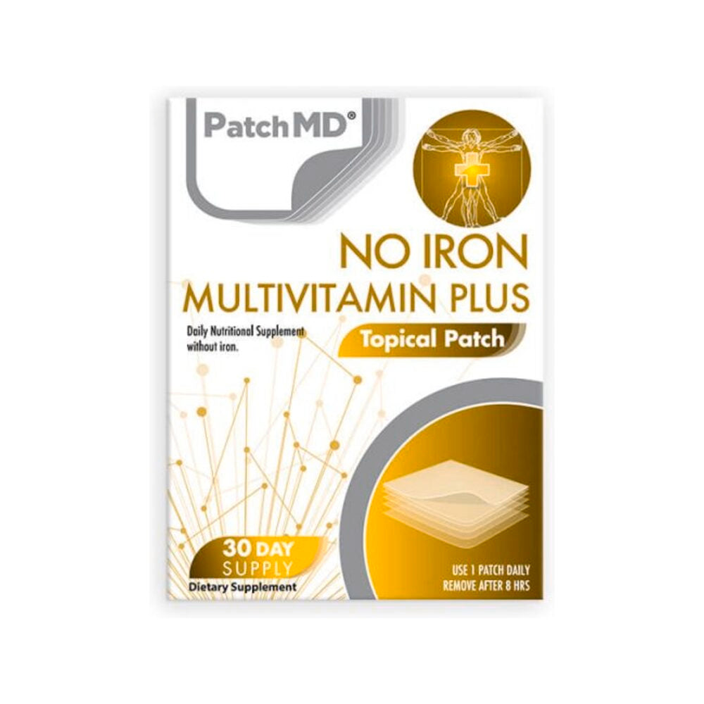 No Iron Multivitamin Plus (Topical Patch 30 Day Supply) - 30 Patches | PatchMD