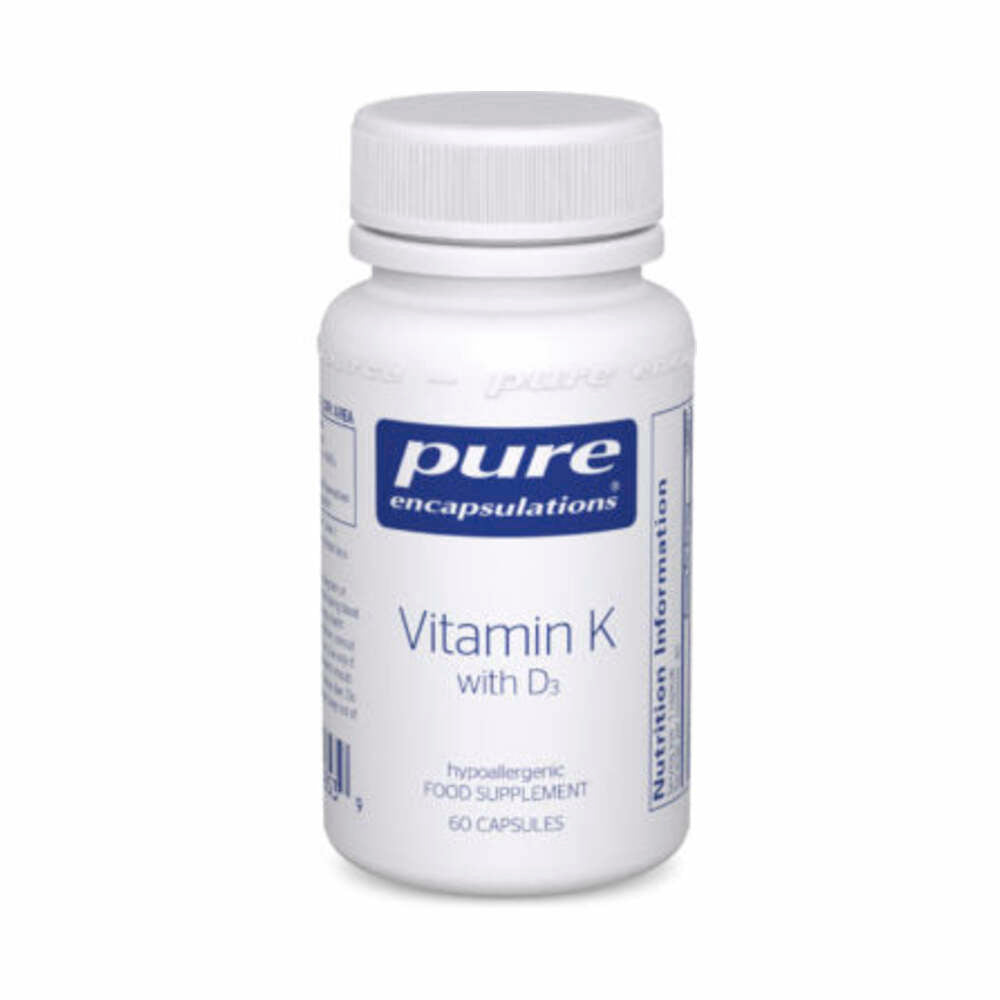 Vitamin K with D3 - 60 Capsules | Pure Encapsulations