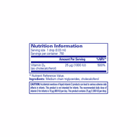 Vitamin D3 Liquid - 22.5ml  | Pure Encapsulations