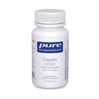 Copper (citrate) - 60 Capsules | Pure Encapsulations