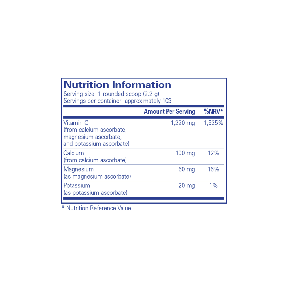 Buffered Ascorbic Acid Powder - 227g | Pure Encapsulations