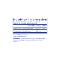 Liposomal Vitamin C Liquid - 120 ml | Pure Encapsulations
