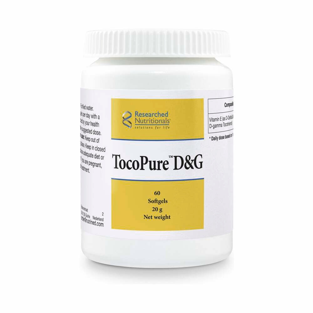 TocoPure D&G (High Potency Tocotrienols) - 60 Softgels | Researched Nutritionals