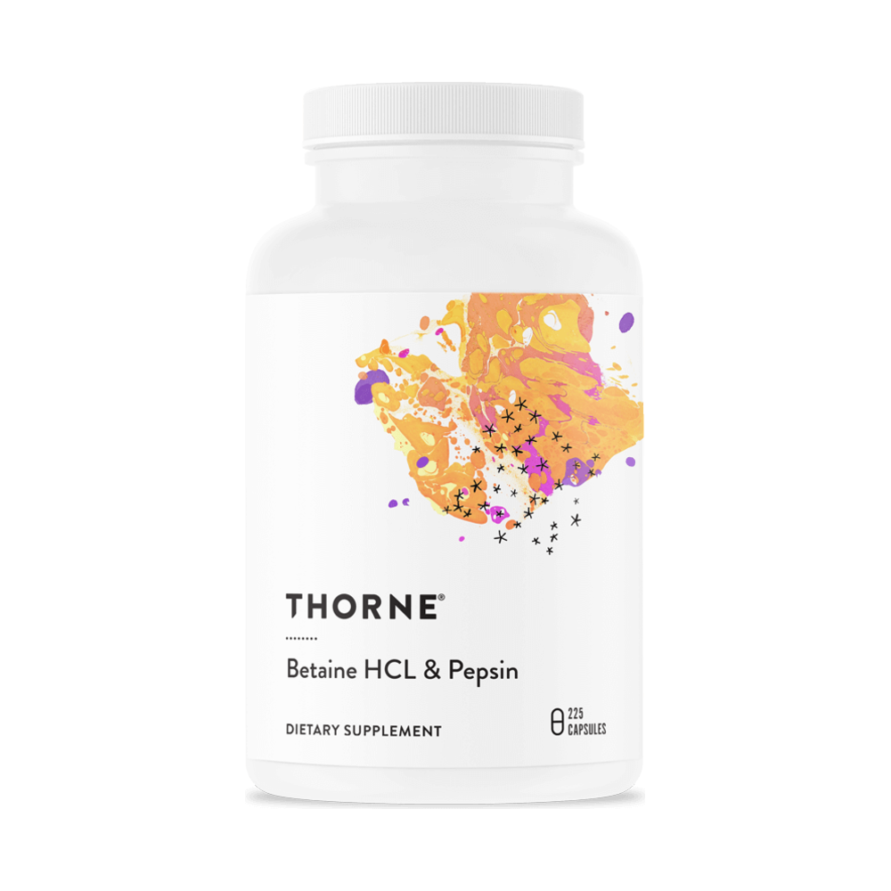 Betaine HCl/Pepsin - 225 Capsules | Thorne