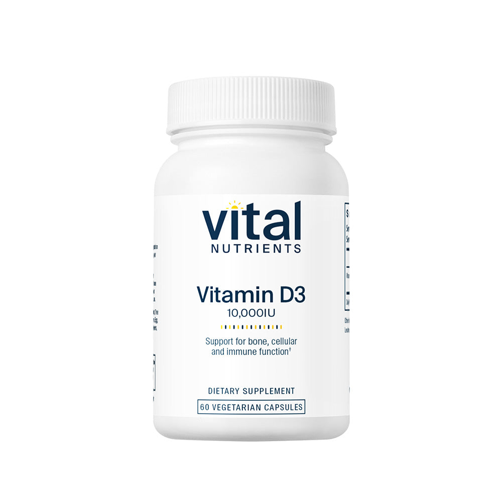 Vitamin D3 10,000 IU - 60 Capsules | Vital Nutrients